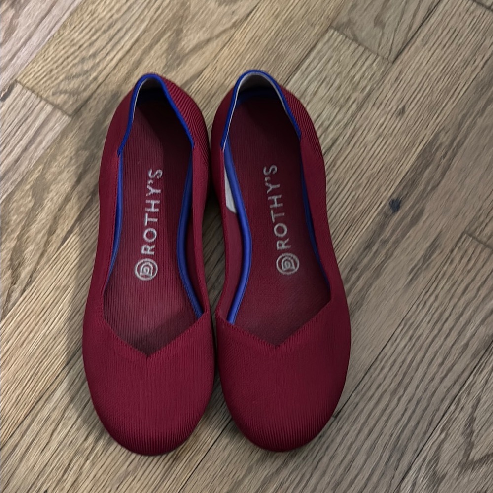 Rothy's Women's Red Flats